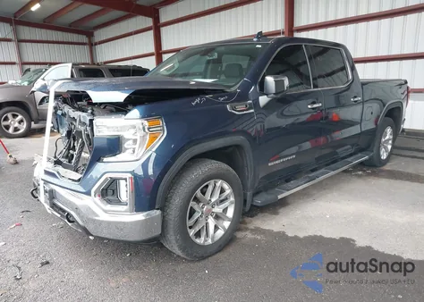 2022 GMC Sierra 1500 Limited 4Wd Standard Box Slt z USA, uszkodzony, nr VIN 3GTU9DET1NG170646